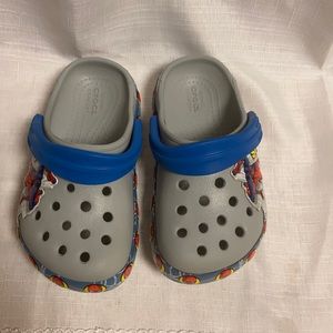 Kids' Crocs Fun Lab Spider-Man Lights Clog size7 toddler